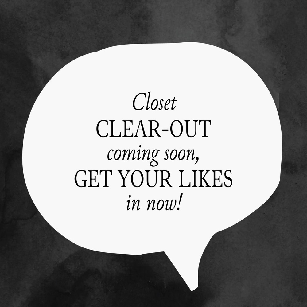 Closet Clear-out Post